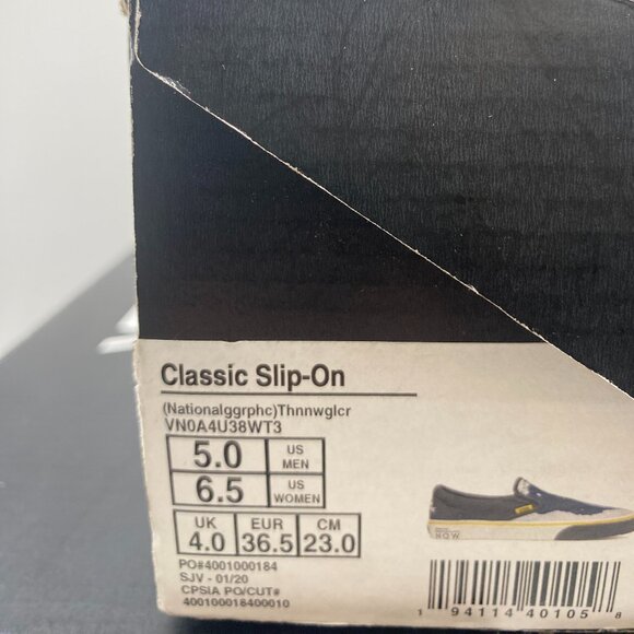 VANS NATIONAL GEOGRAPHIC CLASSIC SLIP-ON # VN0A4U38WT3  US MEN\'S VARIOUS SIZE main image 2